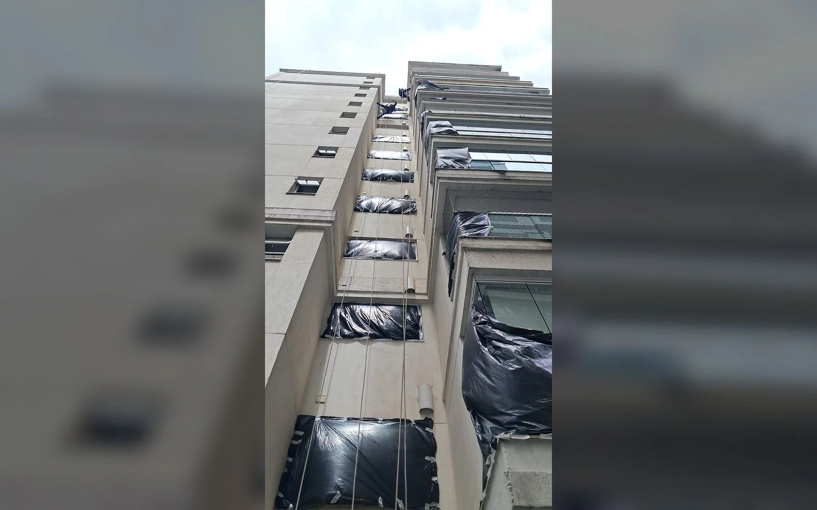 Registro 5 da equipe e dos serviços da LSA na obra de Condomínio Residencial Grand Valley.