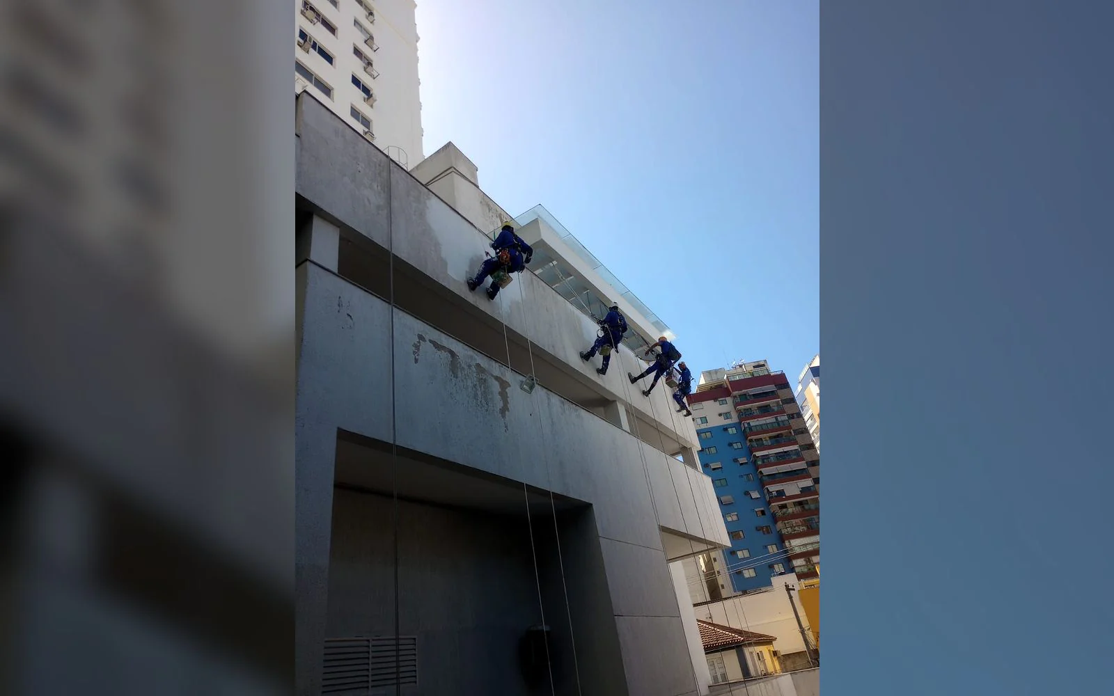 Registro 6 da equipe e dos serviços da LSA na obra de Condomínio Residencial Grand Valley.