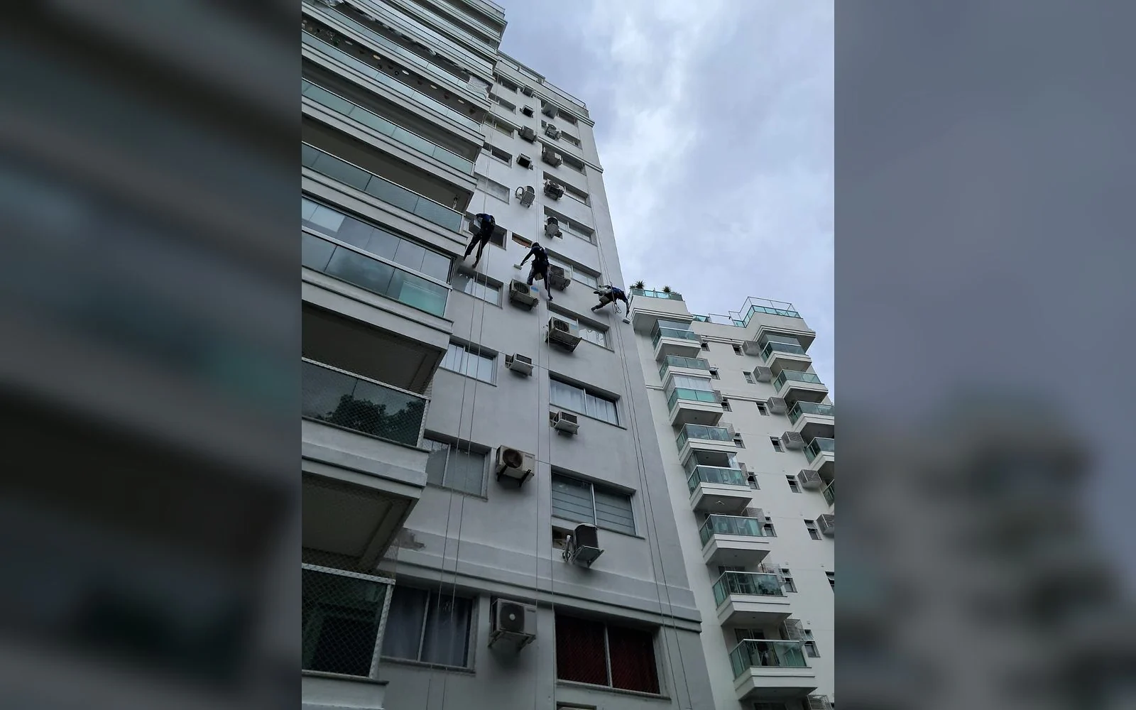 Registro 8 da equipe e dos serviços da LSA na obra de Condomínio Residencial Grand Valley.
