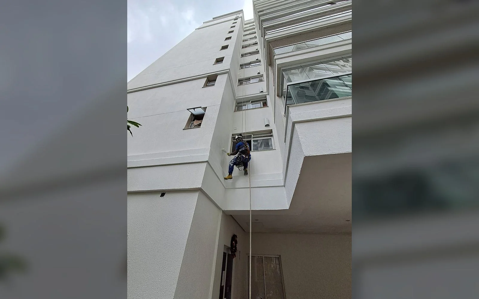 Registro 9 da equipe e dos serviços da LSA na obra de Condomínio Residencial Grand Valley.