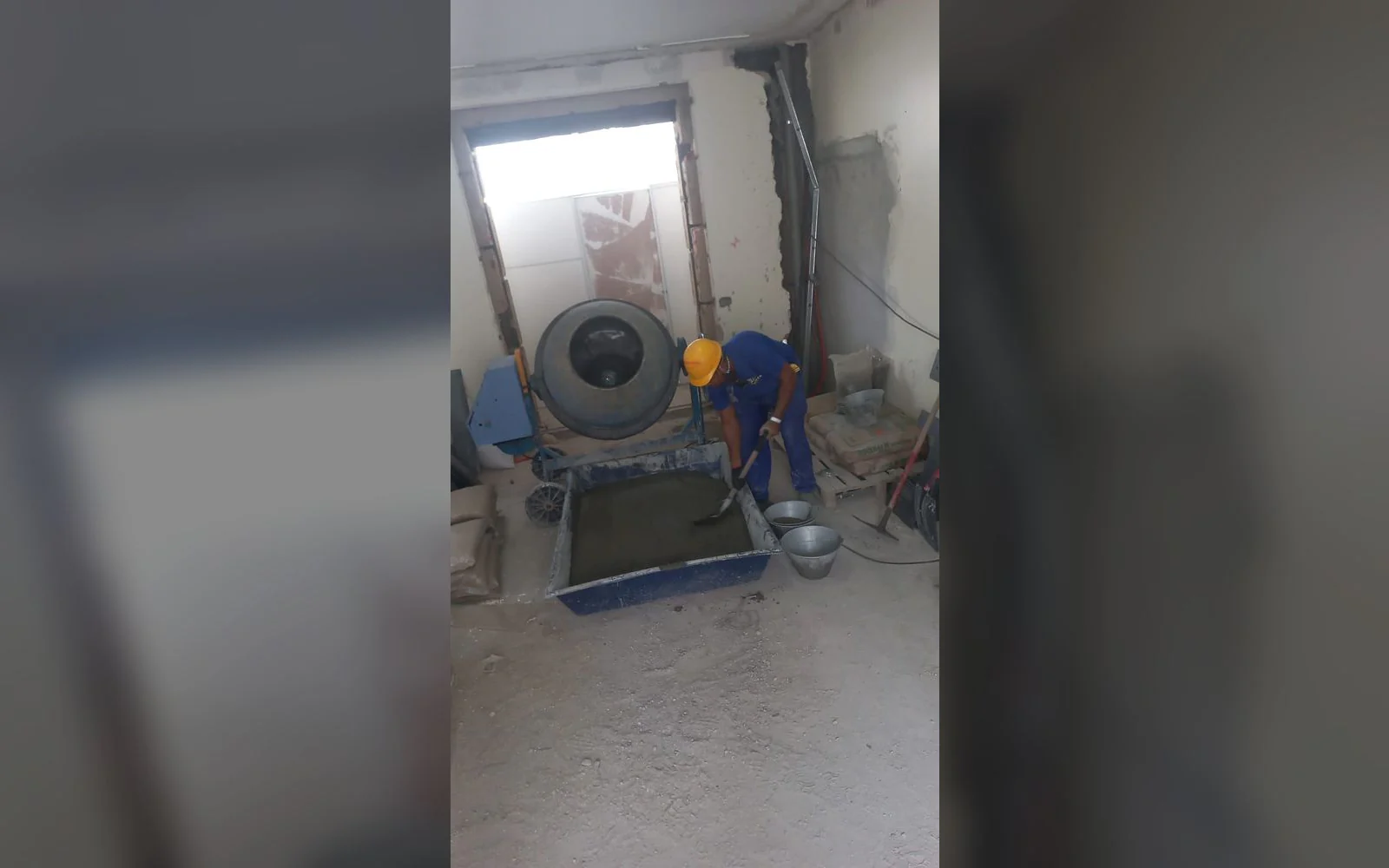 Registro 9 da equipe e dos serviços da LSA na obra de Copacabana Palace.