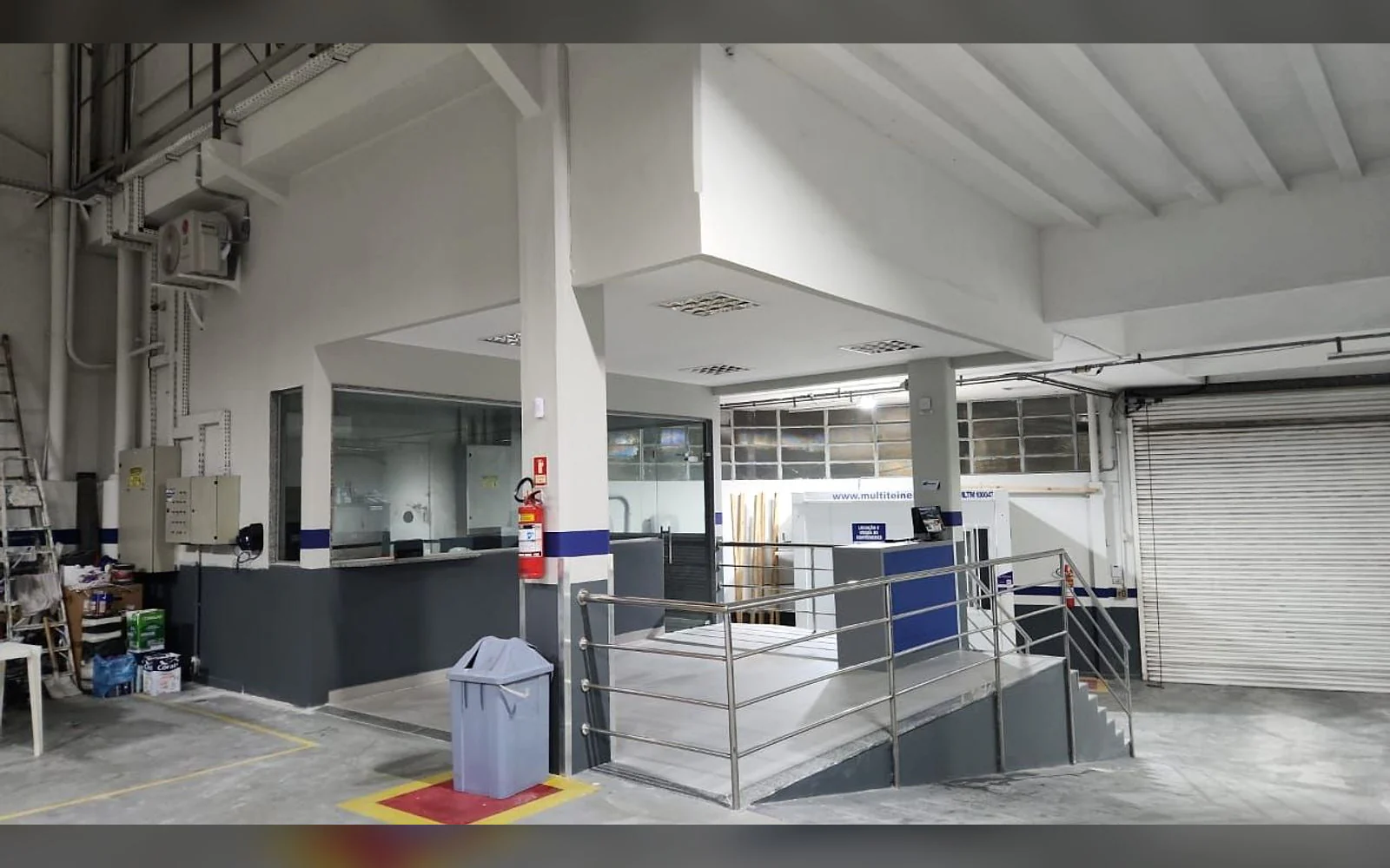 Registro 7 da equipe e dos serviços da LSA na obra de Autoglass.