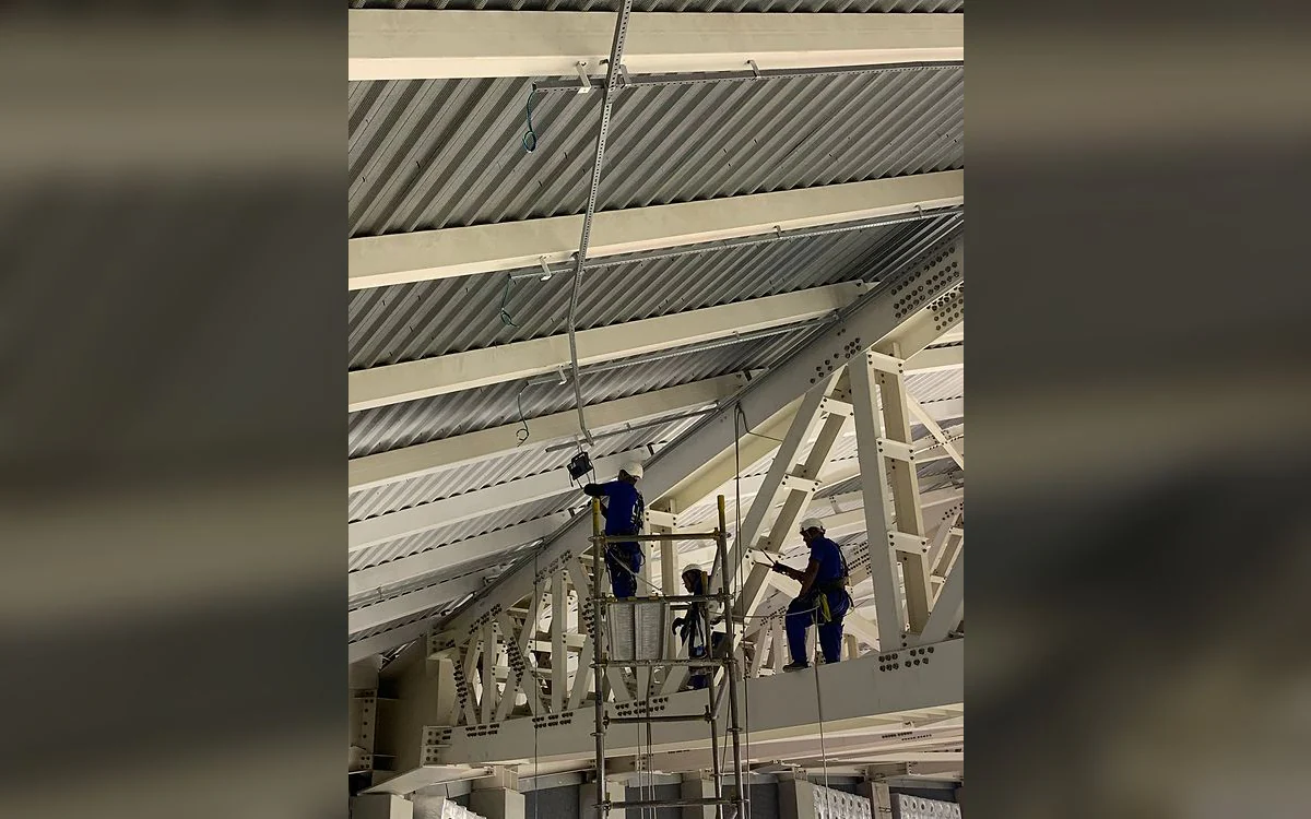 Execução em estrutura elevada em obra da Concrejato.
