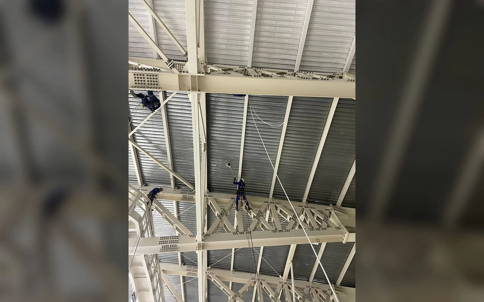 Registro 7 da equipe e dos serviços da LSA na obra de Concrejato.