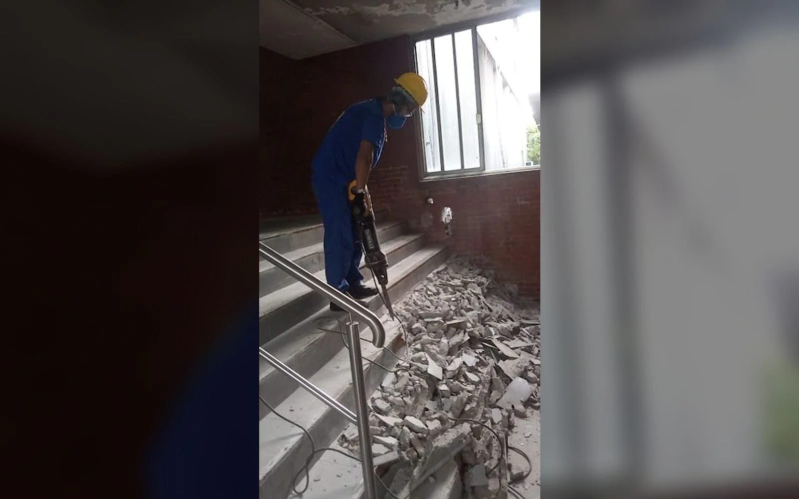 Registro 10 da equipe e dos serviços da LSA na obra de Instituto de Engenharia Nuclear.