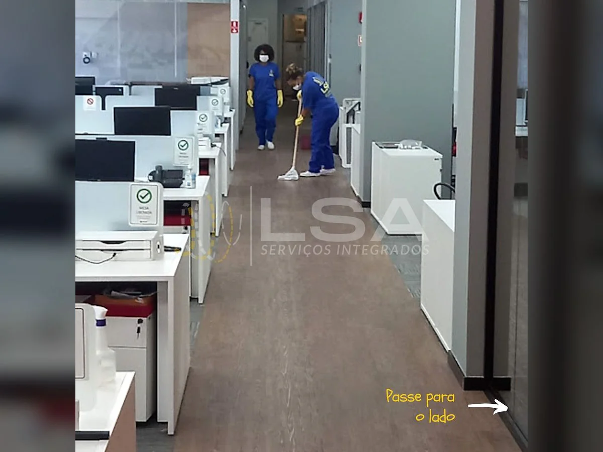 Registro 1 do serviço executado pela equipe da LSA.