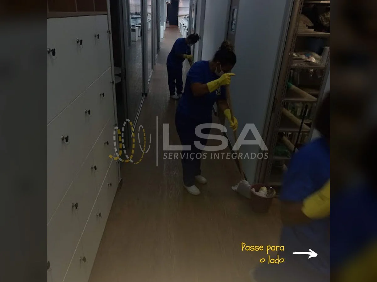 Registro 4 do serviço executado pela equipe da LSA.