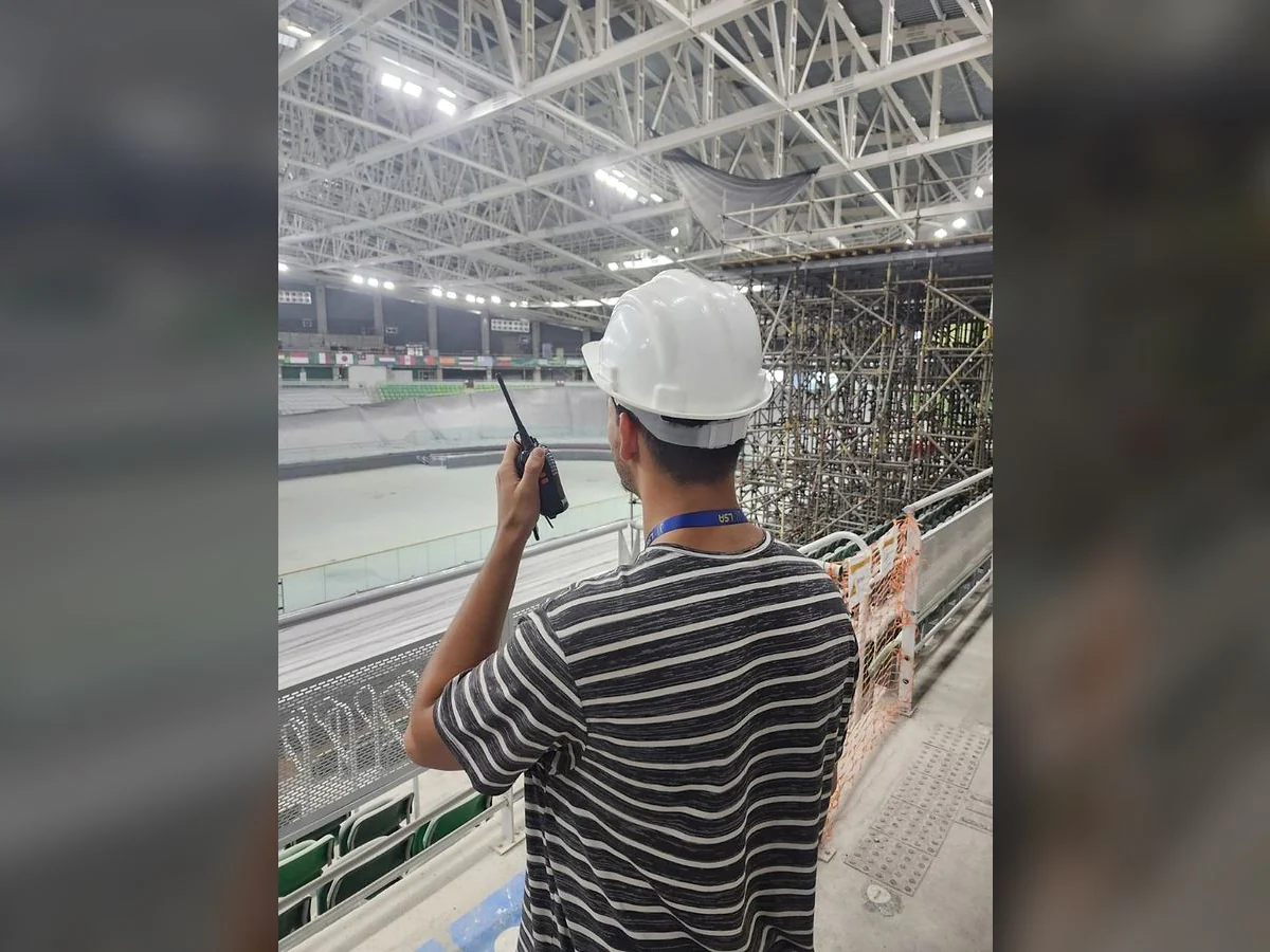 Registro 2 do serviço executado pela equipe da LSA.