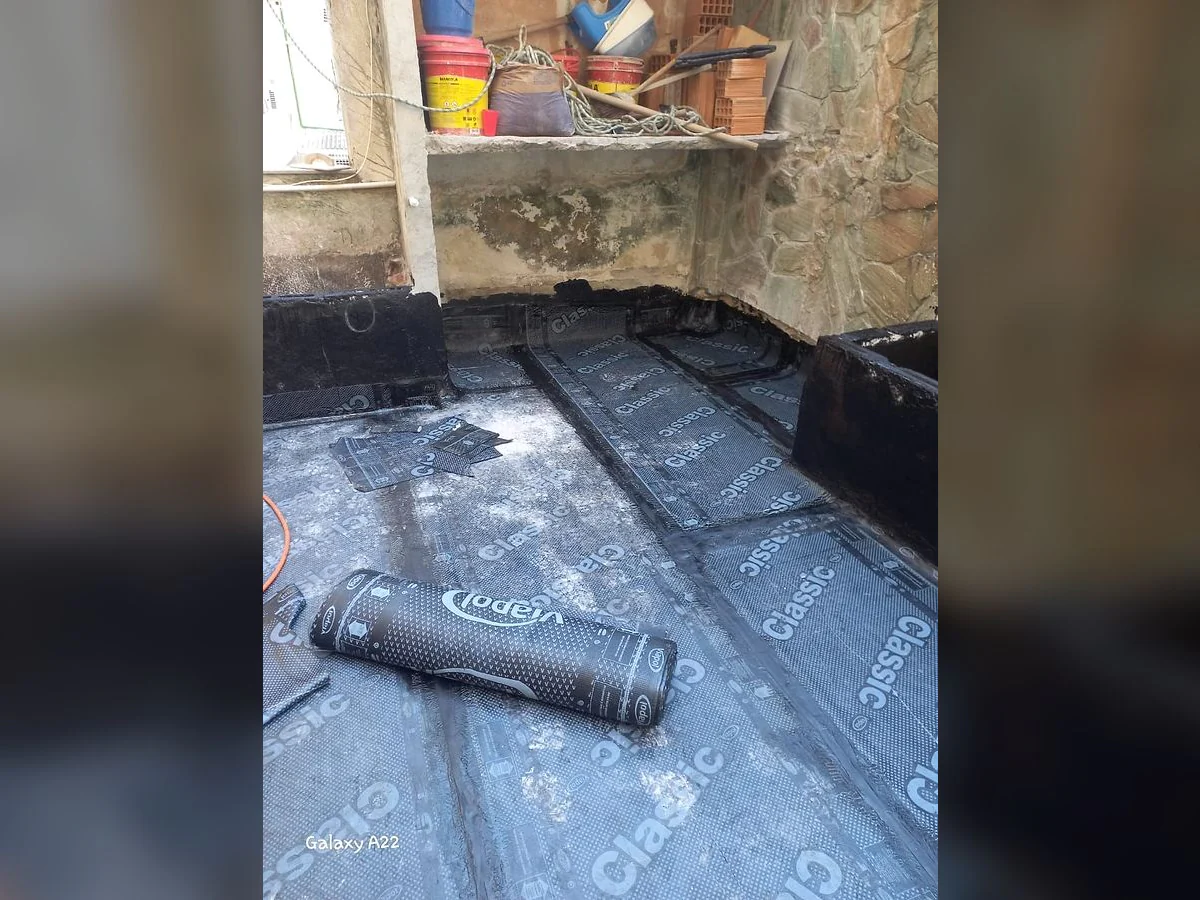 Registro 4 do serviço executado pela equipe da LSA.