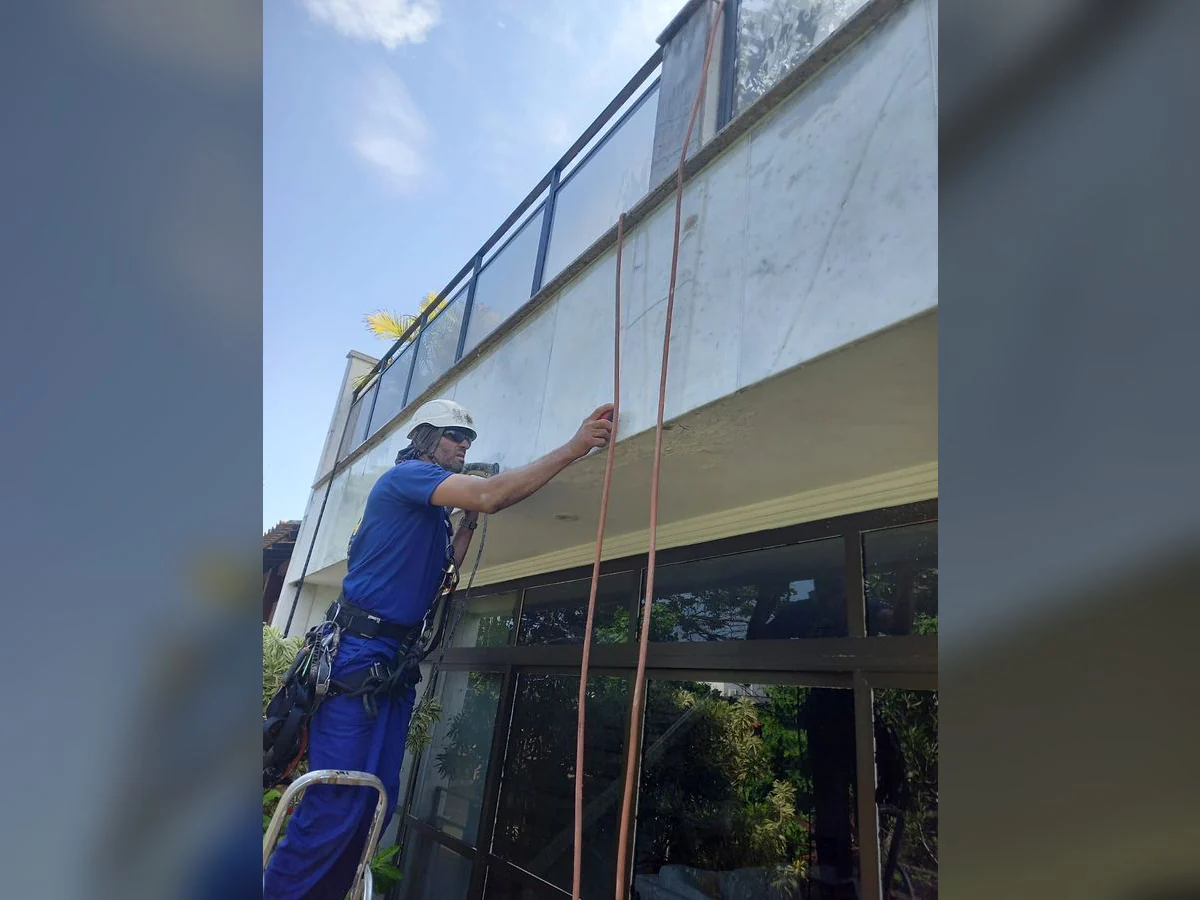 Registro 4 do serviço executado pela equipe da LSA.