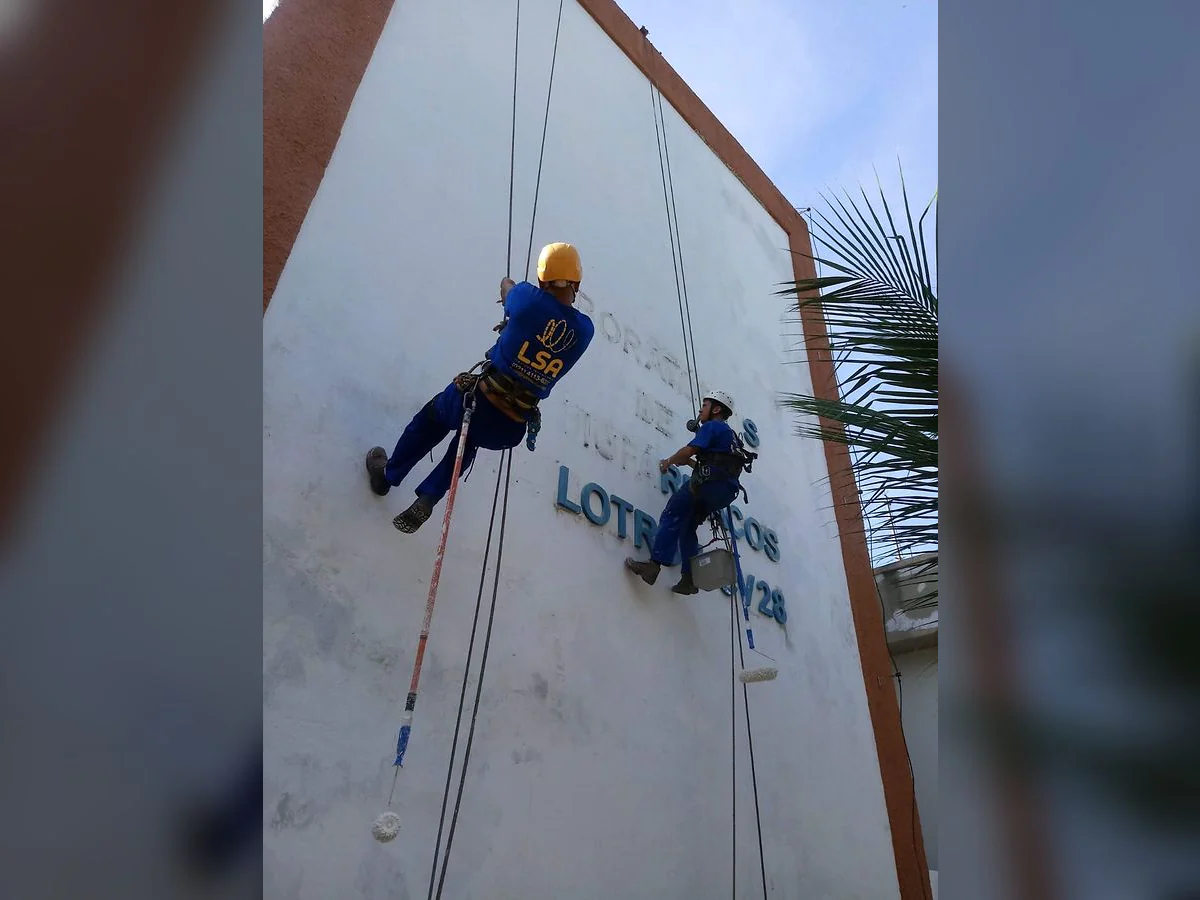 Registro 4 do serviço executado pela equipe da LSA.