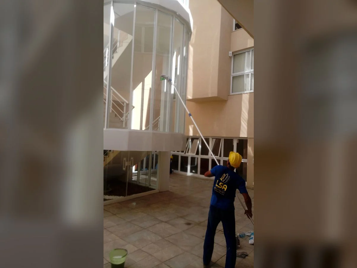 Registro 4 do serviço executado pela equipe da LSA.
