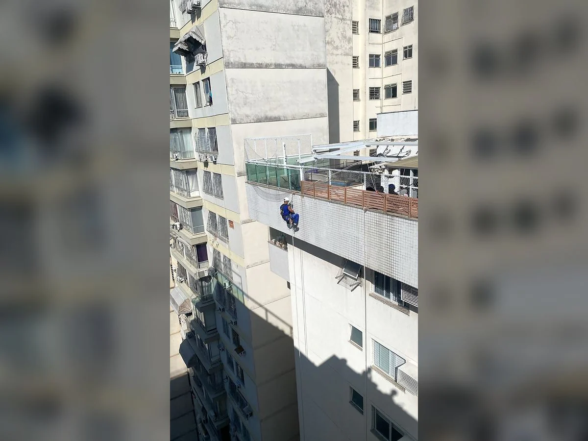 Registro 2 do serviço executado pela equipe da LSA.