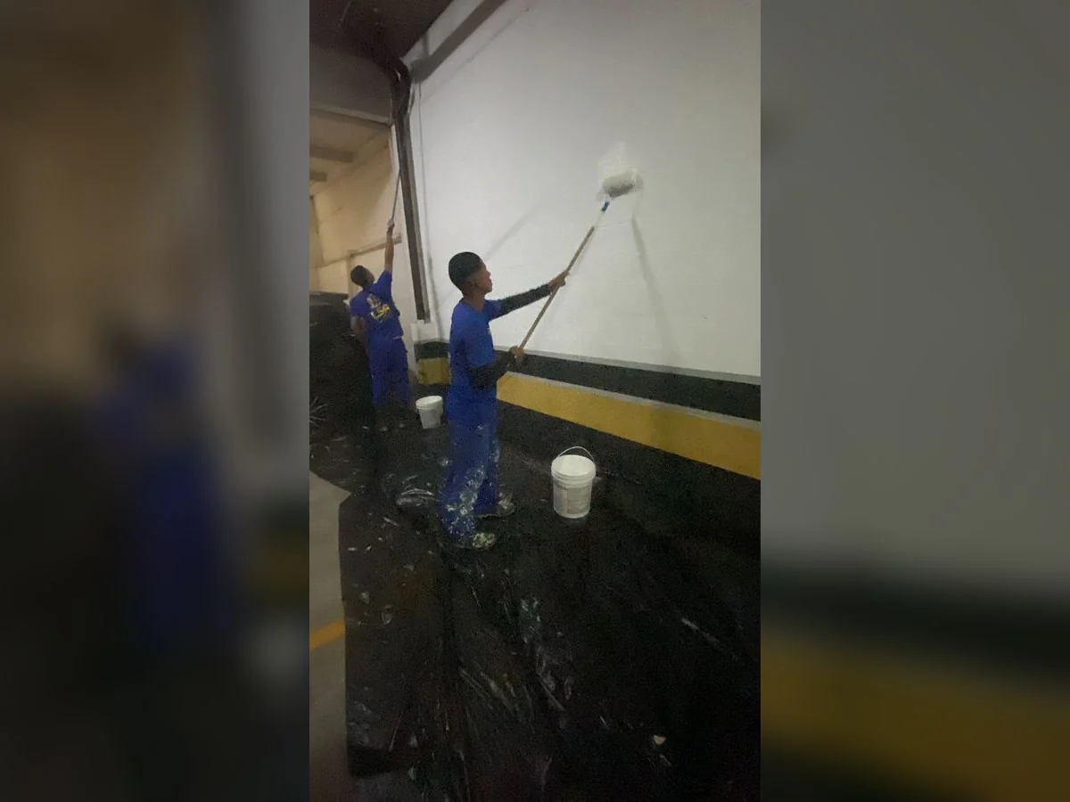 Registro 3 do serviço executado pela equipe da LSA.