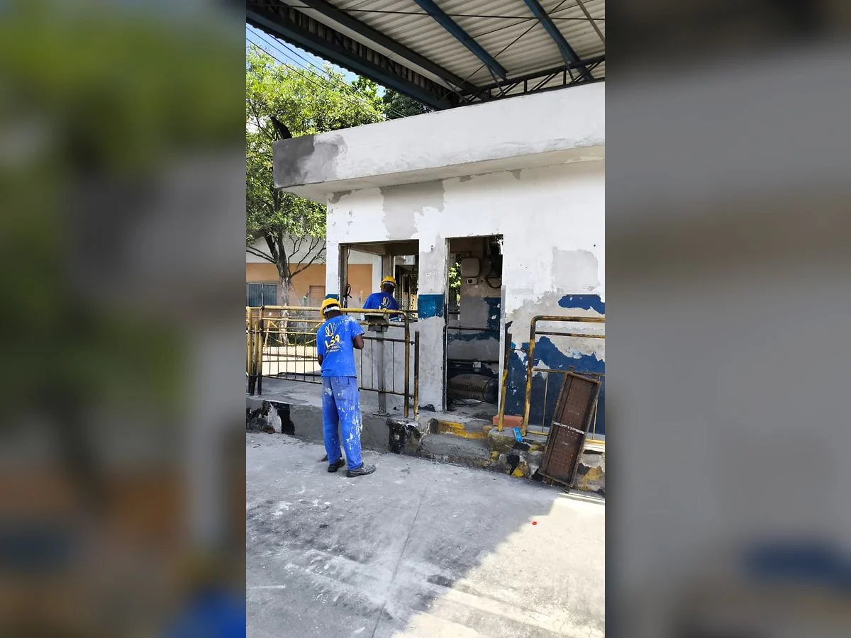 Registro 4 do serviço executado pela equipe da LSA.