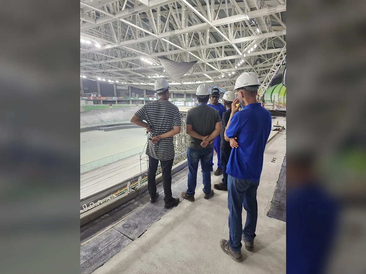 Registro 4 do serviço executado pela equipe da LSA.