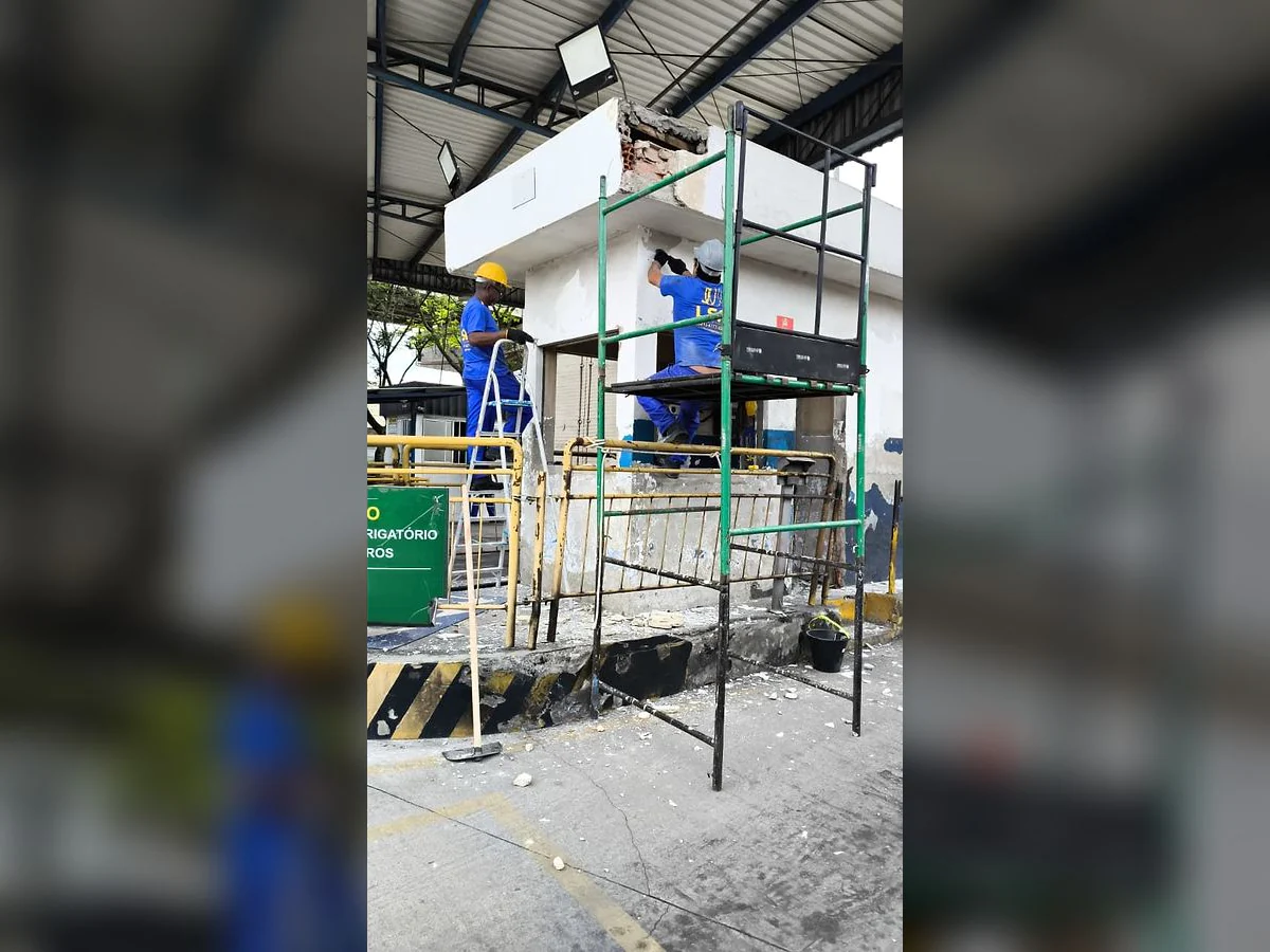 Registro 1 do serviço executado pela equipe da LSA.