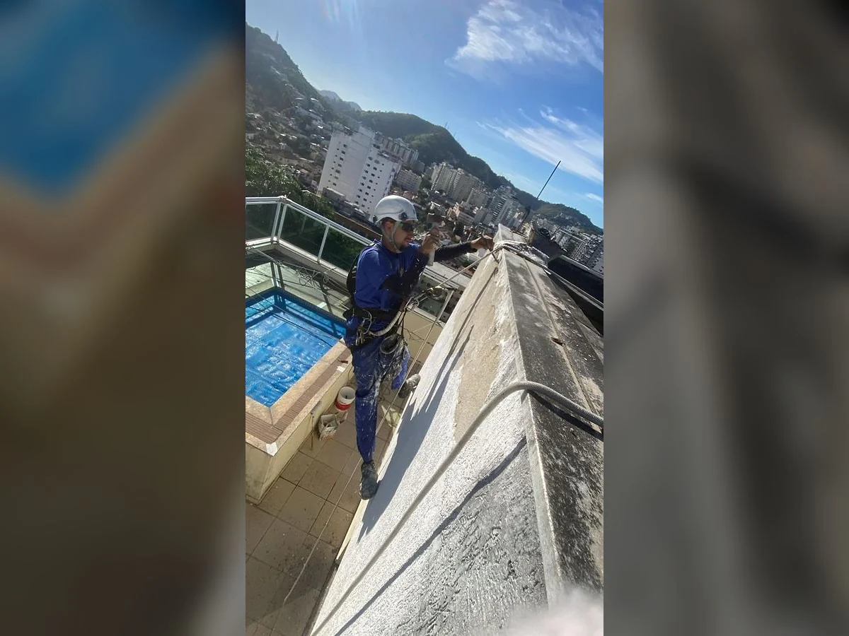 Registro 2 do serviço executado pela equipe da LSA.