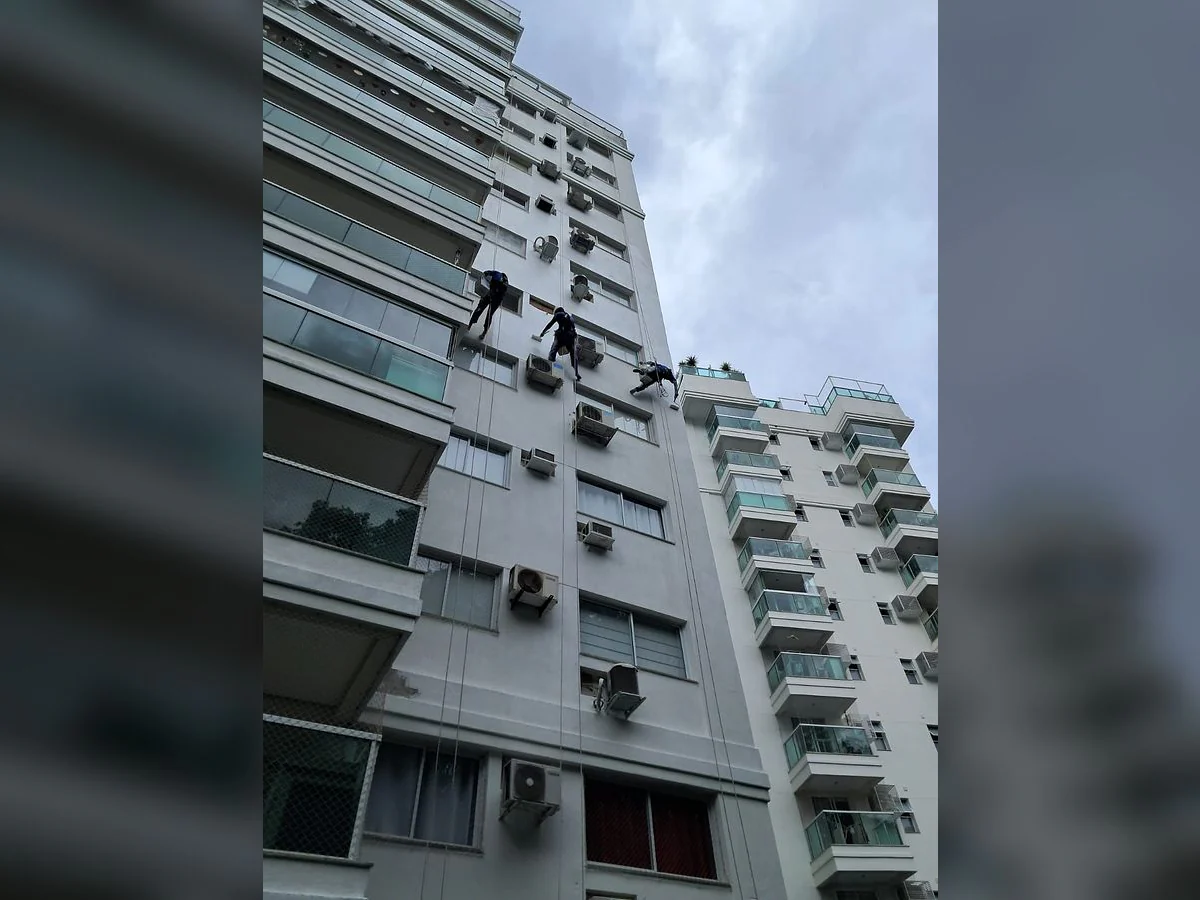 Registro 2 do serviço executado pela equipe da LSA.
