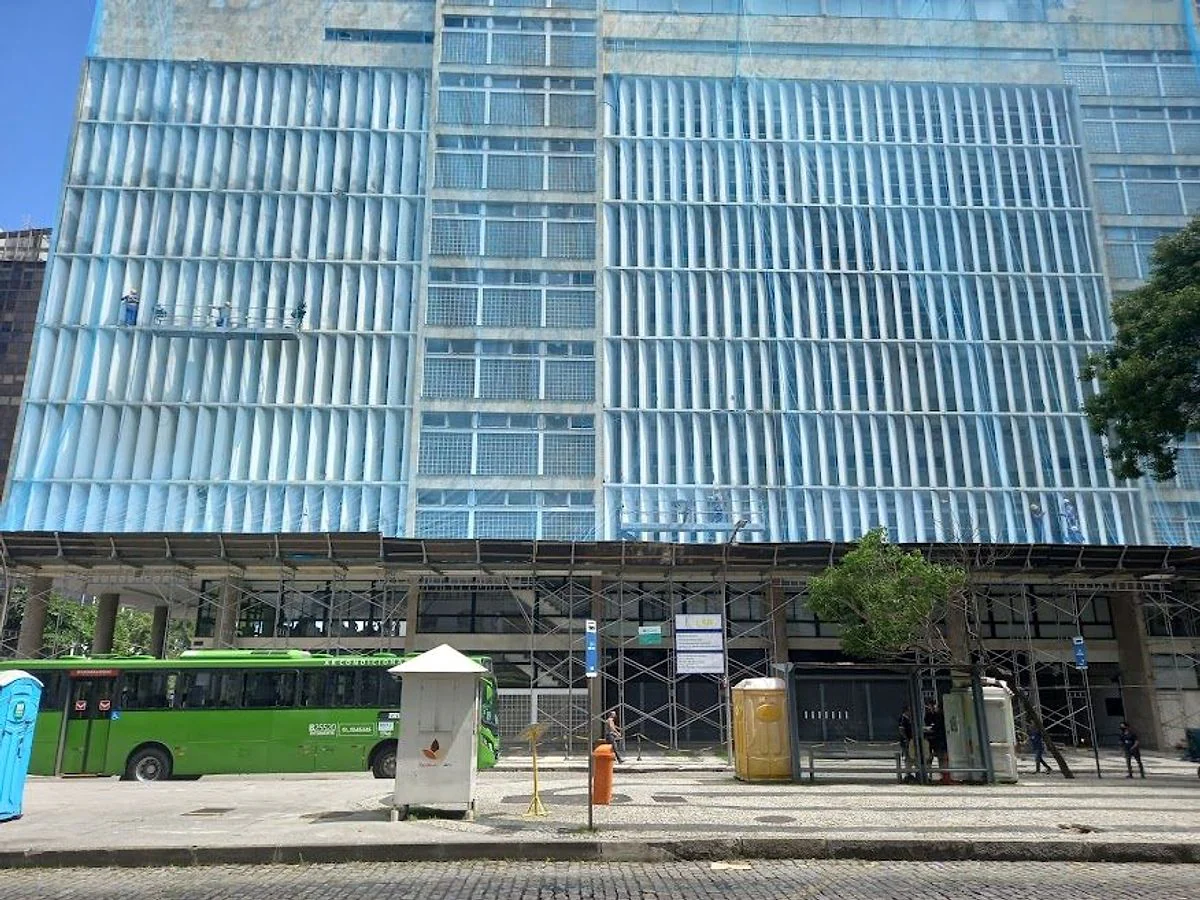 Registro 2 do serviço executado pela equipe da LSA.