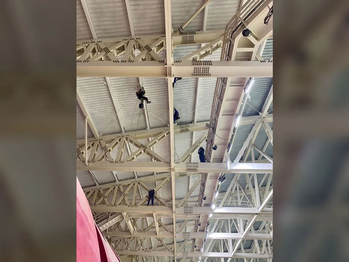 Registro 1 do serviço executado pela equipe da LSA.