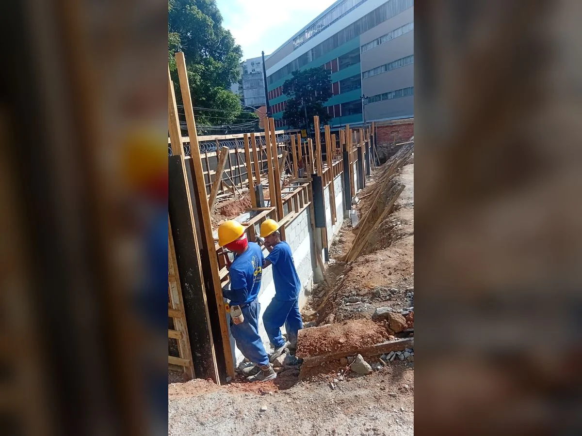 Registro 1 do serviço executado pela equipe da LSA.