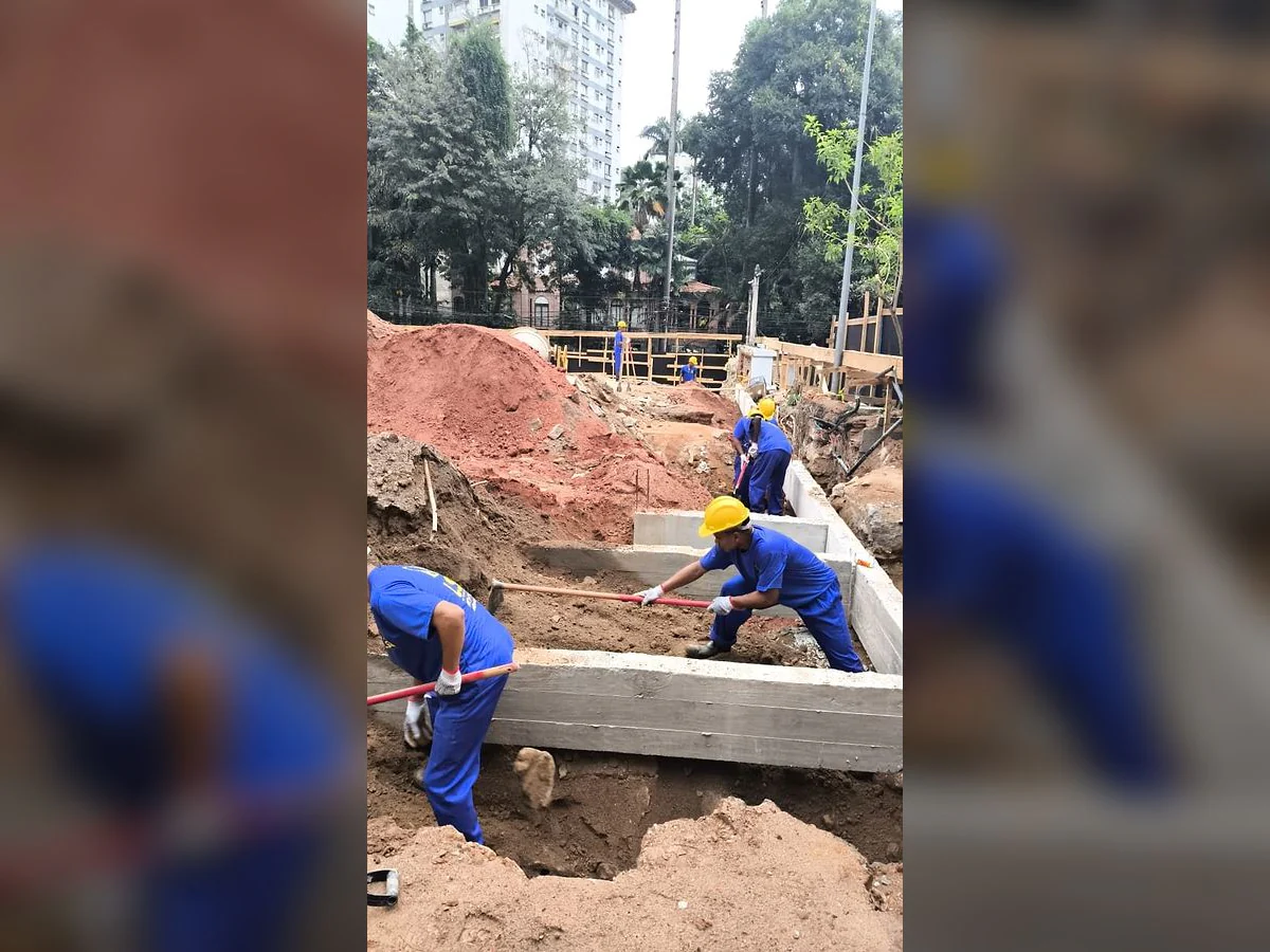 Registro 3 do serviço executado pela equipe da LSA.