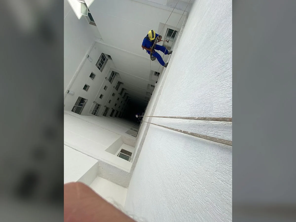 Registro 1 do serviço executado pela equipe da LSA.