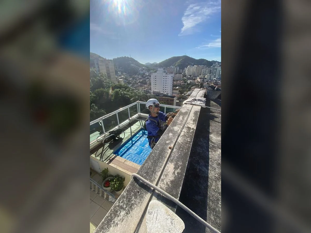 Registro 2 do serviço executado pela equipe da LSA.